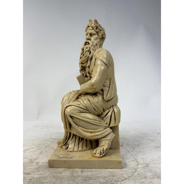 Statue of Moses after Michelangelo, 1960s For Sale - Image 4 of 8