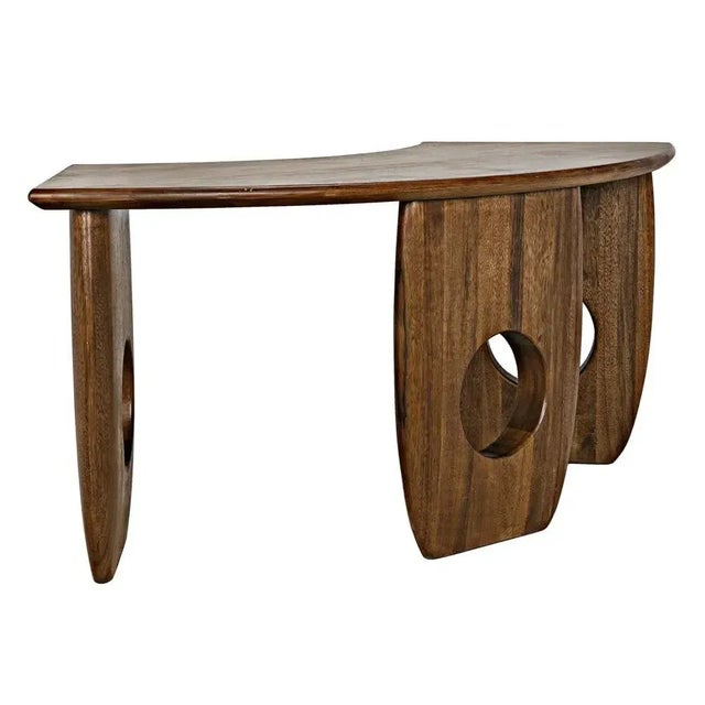 Noir NOIR Lobster Desk, Dark Walnut For Sale - Image 4 of 5