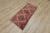 Tribal 1960s Turkish Traditional Geometric Design Hand Knotted Small Red Oushak Rug For Sale - Image 3 of 13