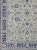 Traditional Floral Vintage Oushak in Blue and Cream With All-Over Design 8'0 X 10'7 For Sale - Image 3 of 13