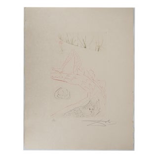 Salvador Dali, Wounded Tristan, Engraving For Sale