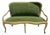 Old Faux Bamboo Italian Settee For Sale