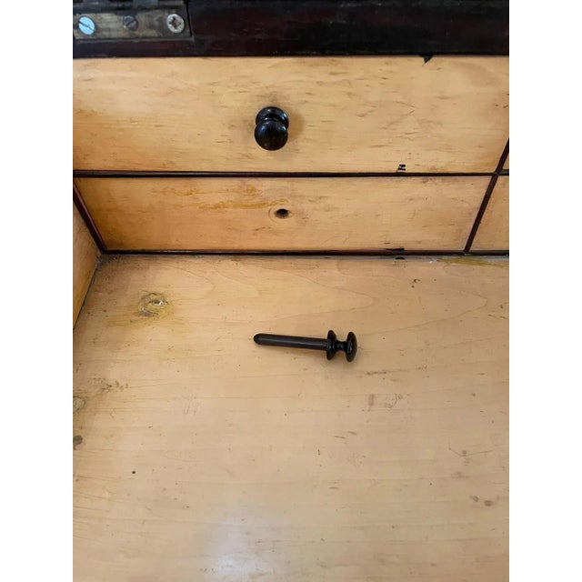 Antique Victorian Rosewood Freestanding Davenport For Sale - Image 12 of 18