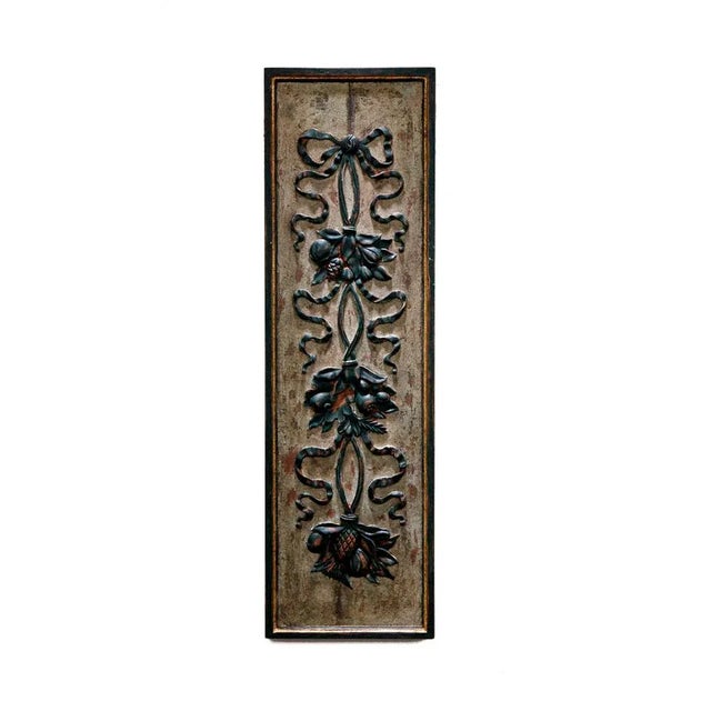 French Louis XVI-Style Carved Boiserie Wall Panels - "Essex" a Pair For Sale - Image 3 of 4