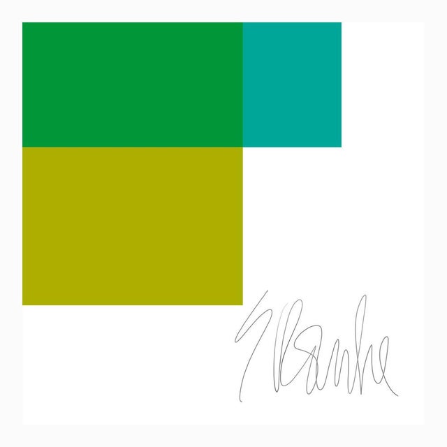 The Interaction of Teal and Green Fine Art Print 16" X 20" by Liz Roache For Sale In Boston - Image 6 of 6