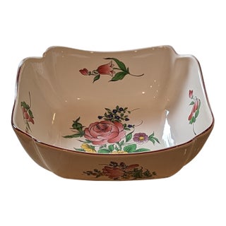 Late 19th Century K&g Luneville "Old Strasbourg" Serving Bowl For Sale