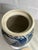 1988 Turn & Burn Seagrove Nc Hand-Carved Blue Stoneware Covered Jar For Sale - Image 10 of 11