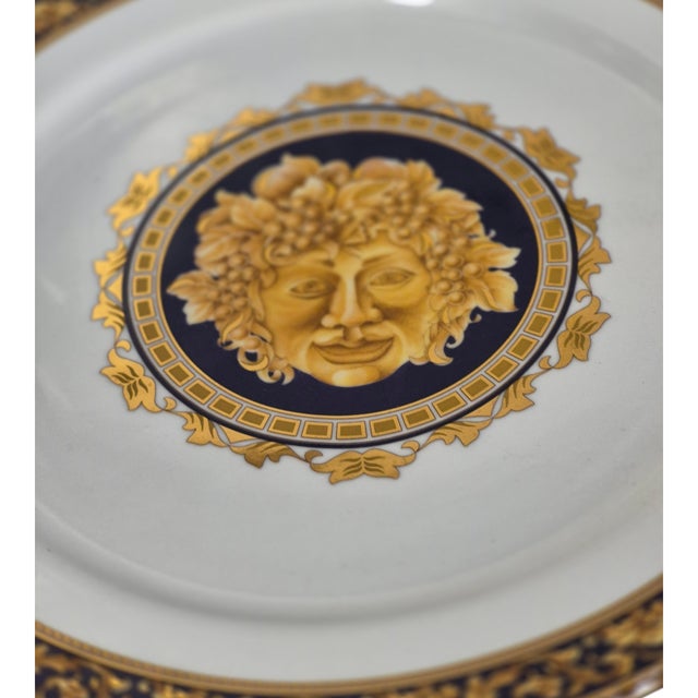 Limoges, France Late 20th Century Bacchus T. Limoges France Cake Plate & Spatula Milano Collection For Sale - Image 4 of 9