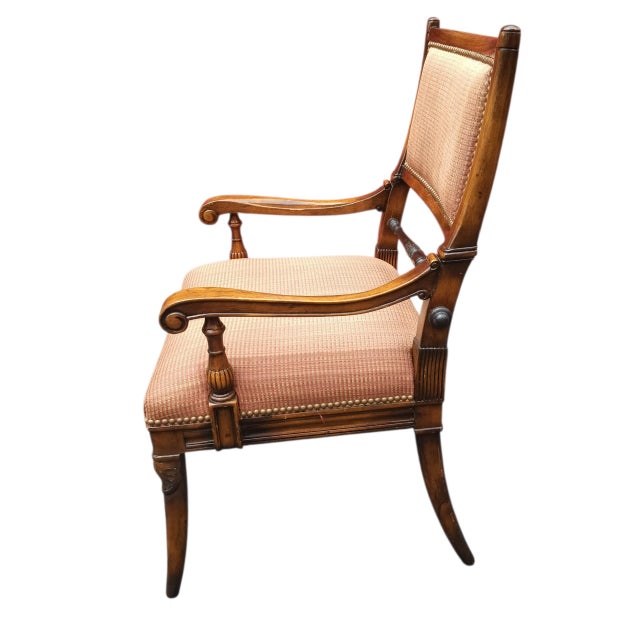 Hickory White Own a Masterpiece of Classic American Craftsmanship With This Rare Set of Four Antique Hickory White Maple Armchairs. For Sale - Image 4 of 12
