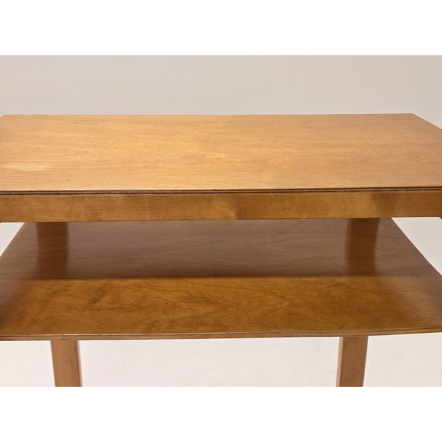 Tan Side Table by Alvar Aalto for Artek, 1940s For Sale - Image 8 of 13