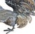 Vintage Solid Brass Fighting Rooster Sculpture With Dramatic Tail For Sale - Image 9 of 12