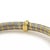 Cartier Cartier Vintage 18k Yellow Gold & Steel Wire Wrap Mini Trinity Motif Bangle For Sale - Image 4 of 4