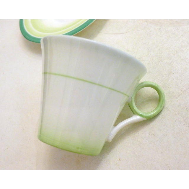 English Art Deco Coffee Service by E. Slater for Shelley Potteries, 1930s, Set of 7 For Sale - Image 13 of 18