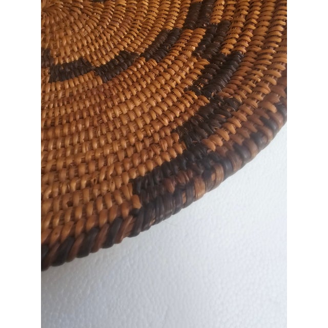 Antique Native American Pima (Akimel O'odham) Coiled Basket, Early 20th Century For Sale - Image 9 of 15