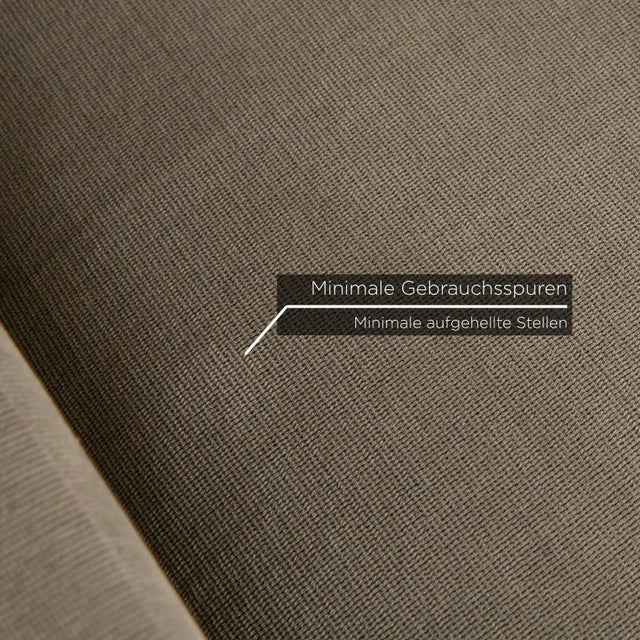 Wk 663 Fabric Two-Seater Grey-Green Sofa from WK Wohnen For Sale - Image 6 of 11