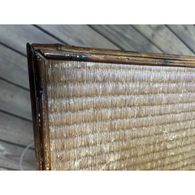 Burnt Bamboo Two-Tier Side Table, 19th Century For Sale - Image 11 of 12