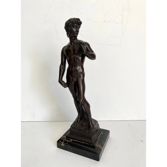 Late 19th Century 19th Century Roman Bronze Man For Sale - Image 5 of 5