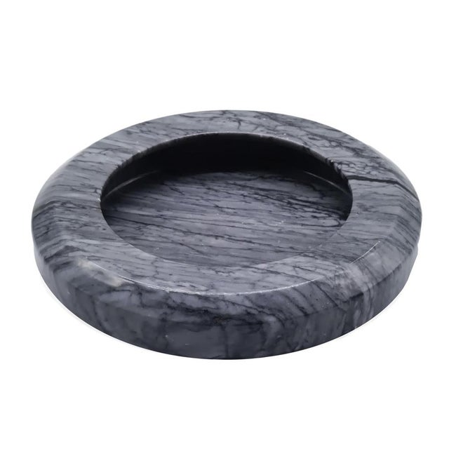 Mid-Century Modern Grey Marble Centerpiece by Sergio Asti for Up & Up Calacatta, Italy, 1970s For Sale - Image 3 of 8