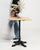 Cast Iron Bistro Table with Oak Top, Antique, France, 20th Century For Sale - Image 9 of 11