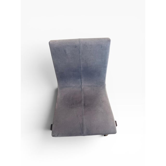 Set of 6 Holly Hunt Studio H Modern Leather Dining Chairs For Sale - Image 10 of 14