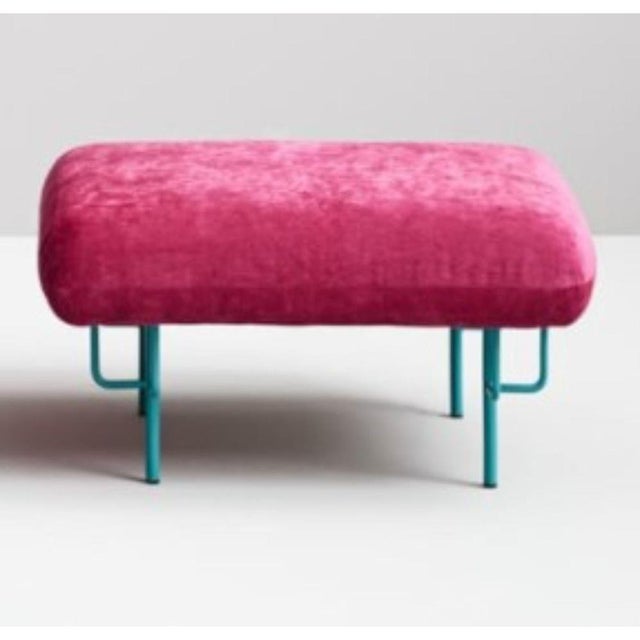 Large Green Alce Sofa and Ottomans by Pepe Albargues, Set of 3 For Sale - Image 16 of 17