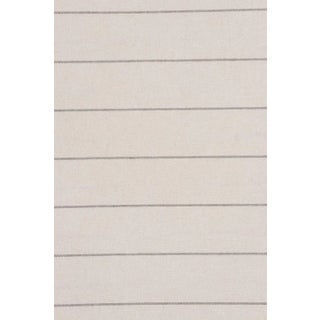 Cadiz Stripe Grey Double Width Fabric - Sample For Sale