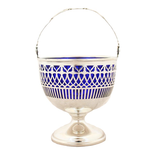 1930s Sterling Silver Bonbonniere For Sale