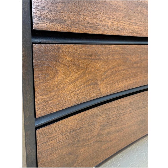 1950s 1950s Unagusta Tallboy in Black Walnut For Sale - Image 5 of 8