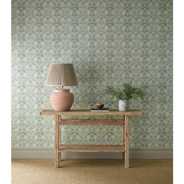 A unique design Oak & Blossom was initially intended for stained glass possibly by Duncan Dearle J.H. Dearles brother who...