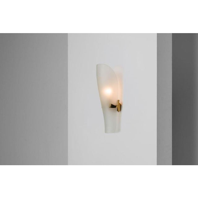 Fontana Arte Model 1636 Sconce attributed to Max Ingrand for Fontana Arte, Italy, 1960s For Sale - Image 4 of 15