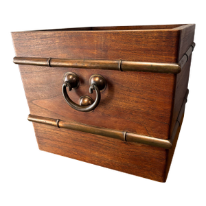 Vintage English Oak Planter Box