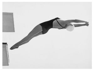 '1952 Summer Olympics - Women's 3-Metre Springboard' Unframed Archival Pigment Print