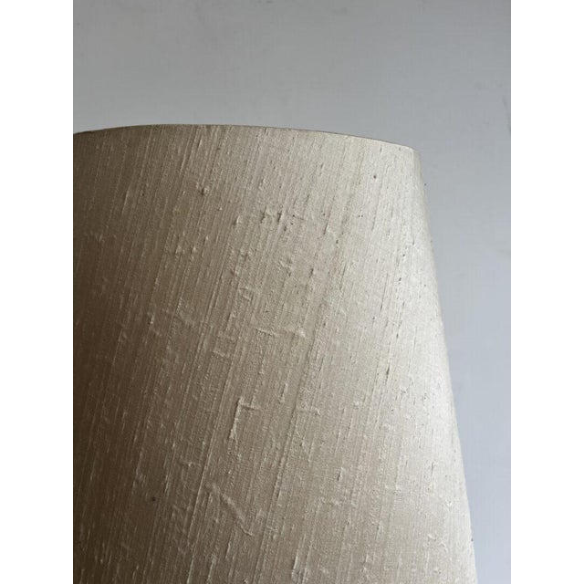 Ceramic Floral Table Lamp For Sale - Image 5 of 12