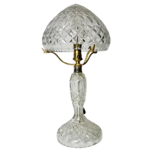 Art Deco Glass Table Lamp, Germany, 1940s