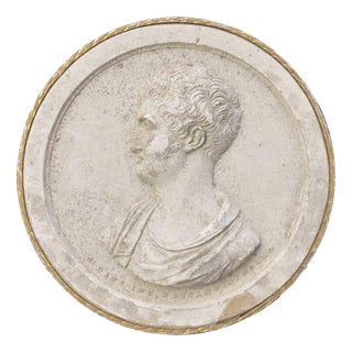 19th Century Neoclassical Cameo Intaglio in Metal, Italy For Sale