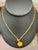 24 Karat Pure Gold Hand Made Yellow Gold Coin Necklace, 10.8 Gm, 18 Inch For Sale In New York - Image 6 of 8