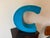 Letter C Sign in Aluminum and Acrylic Glass, 1970s For Sale - Image 12 of 13