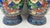 Pair of Chinese Cloisonne Enamel Vases Gold Floral Scrolls For Sale - Image 4 of 13