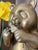 Vintage Brass Bronze Lucky Bamboo Panda Statue Sculpture Figure For Sale - Image 10 of 12