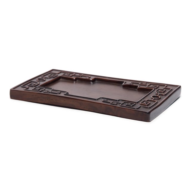 Early 20th Century Chinese Literati Tea Tray, circa 1900 For Sale - Image 5 of 7