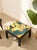 Abstract Vintage Marbled Abstract Square Side Table For Sale - Image 3 of 9