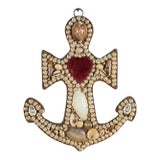 Antique British Colonial Anchor Form Sailor Valentine For Sale
