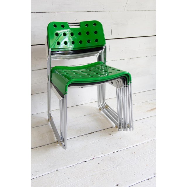 Omstak Chairs by Rodney Kinsman for Bieffeplast, 1970s, Set of 9 For Sale - Image 6 of 18