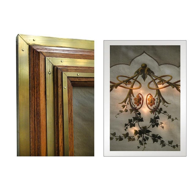 18th Century Framed and Illuminated Screen For Sale - Image 3 of 5