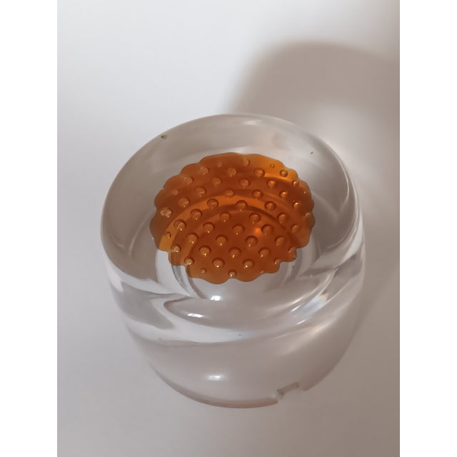 1970s Vintage Modern Bubble Murano Glass Ashtray, 1970s For Sale - Image 5 of 8