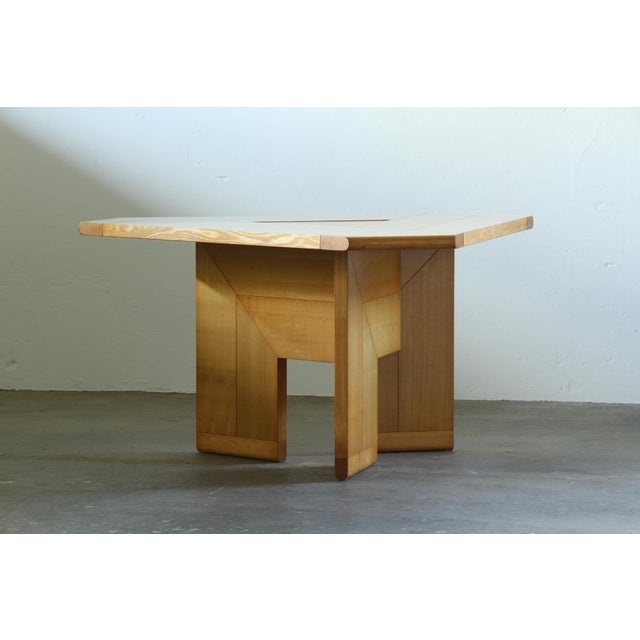 Italian Geometric Triangular Design Table by Silvio Coppola for Montina, 1970s For Sale - Image 10 of 18