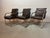 Brown Mid-Century Sled Dining Chairs in Leather by Rudolf Glatzel for Walter Knoll, Germany, 1960s, Set of 4 For Sale - Image 8 of 13