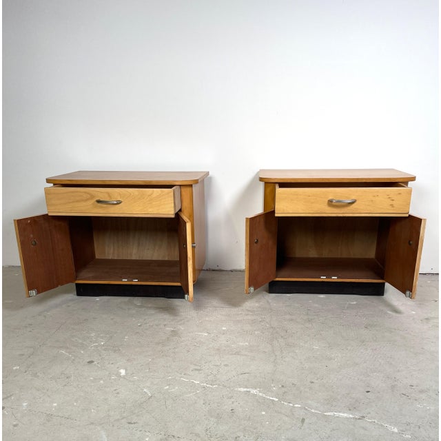 Bedside Tables, 1960s, Set of 2 For Sale - Image 11 of 14