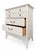 Vintage Thomasville Faux Bamboo Highboy Dresser With Chinoiserie Fretwork & Brass Hardware For Sale In West Palm - Image 6 of 8