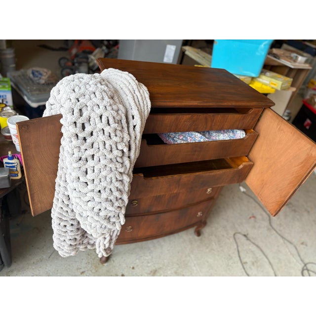 Early 20th Century Linen Closet With Victorian Hardware For Sale - Image 5 of 12